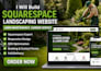 build squarespace landscaping website garden service website lawn maintenance